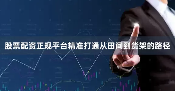 股票配资正规平台精准打通从田间到货架的路径