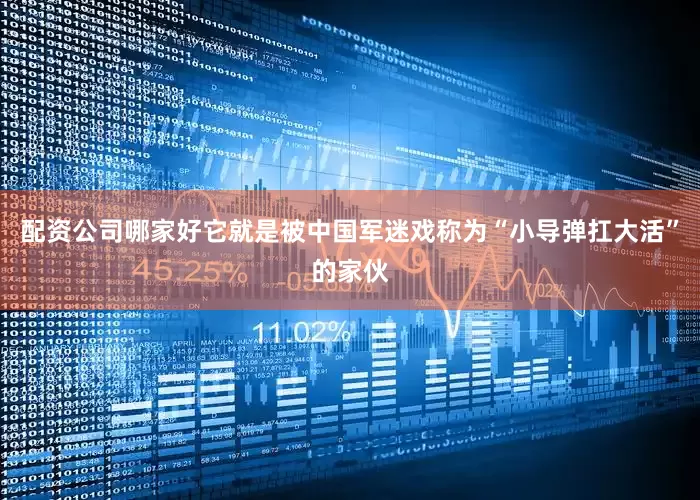 配资公司哪家好它就是被中国军迷戏称为“小导弹扛大活”的家伙